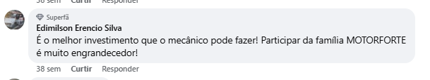 Depoimento em texto de Edimilson Erencio Silva sobre a família MotorForte